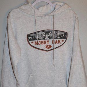 Mossy oak cotton hoodie with fleece lining Size L